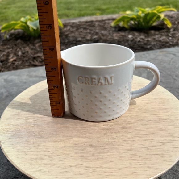 Better Homes and Gardens Creamer Ceramic Pitcher Modern Farmhouse Shabby Chic - Picture 6 of 7